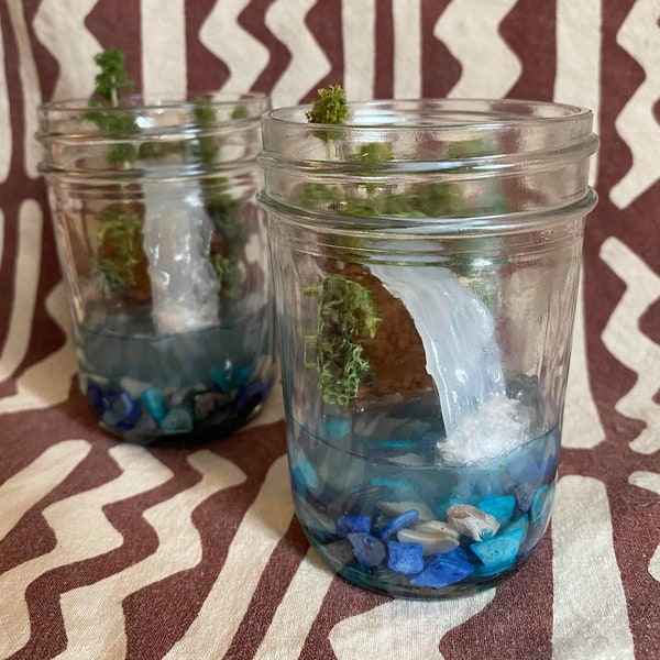 Waterfall Terrarium Etsy
