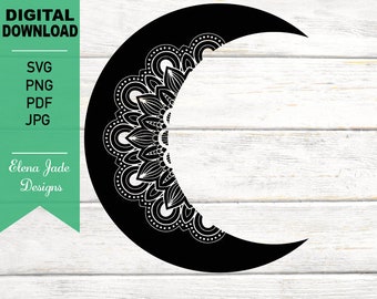 Download Half Moon Svg Etsy