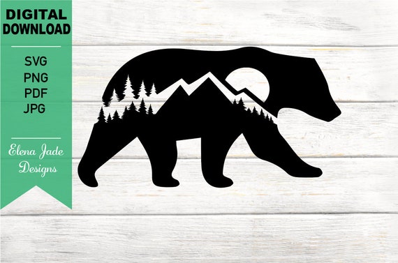Free Free 106 Mountain Bear Svg SVG PNG EPS DXF File