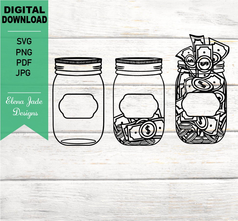 Free Free Money Jar Svg 123 SVG PNG EPS DXF File