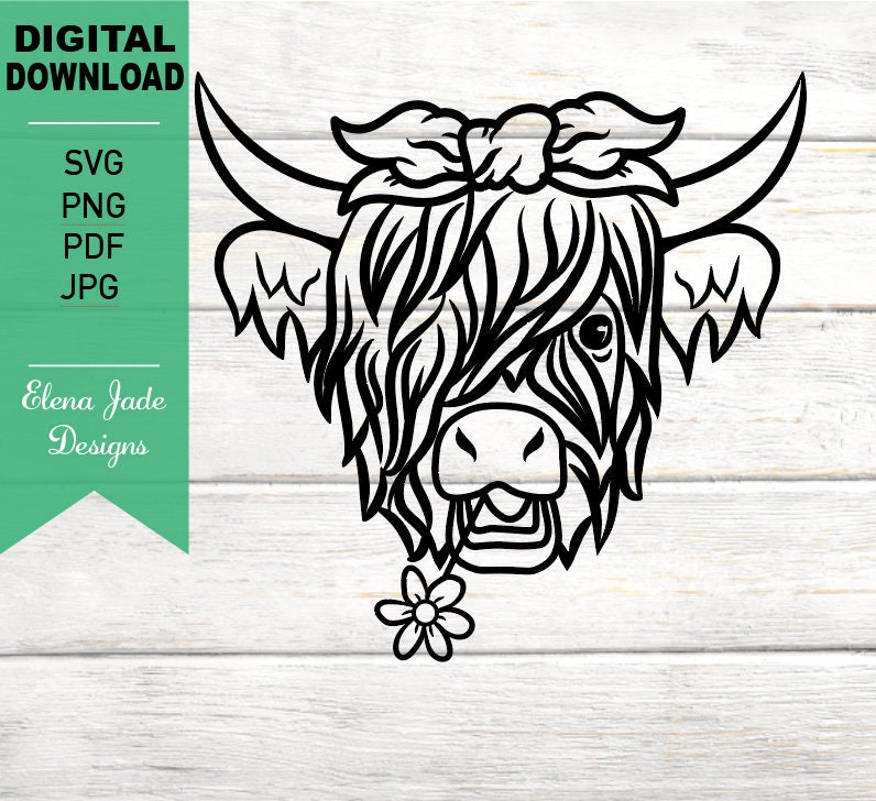 Free Free 241 Highland Cow Svg SVG PNG EPS DXF File