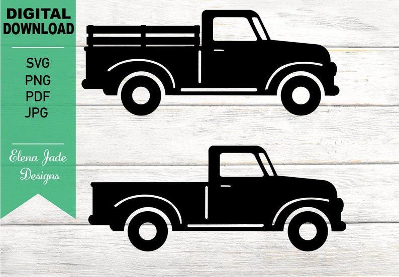 Free Free 109 Pickup Truck Outline Svg SVG PNG EPS DXF File