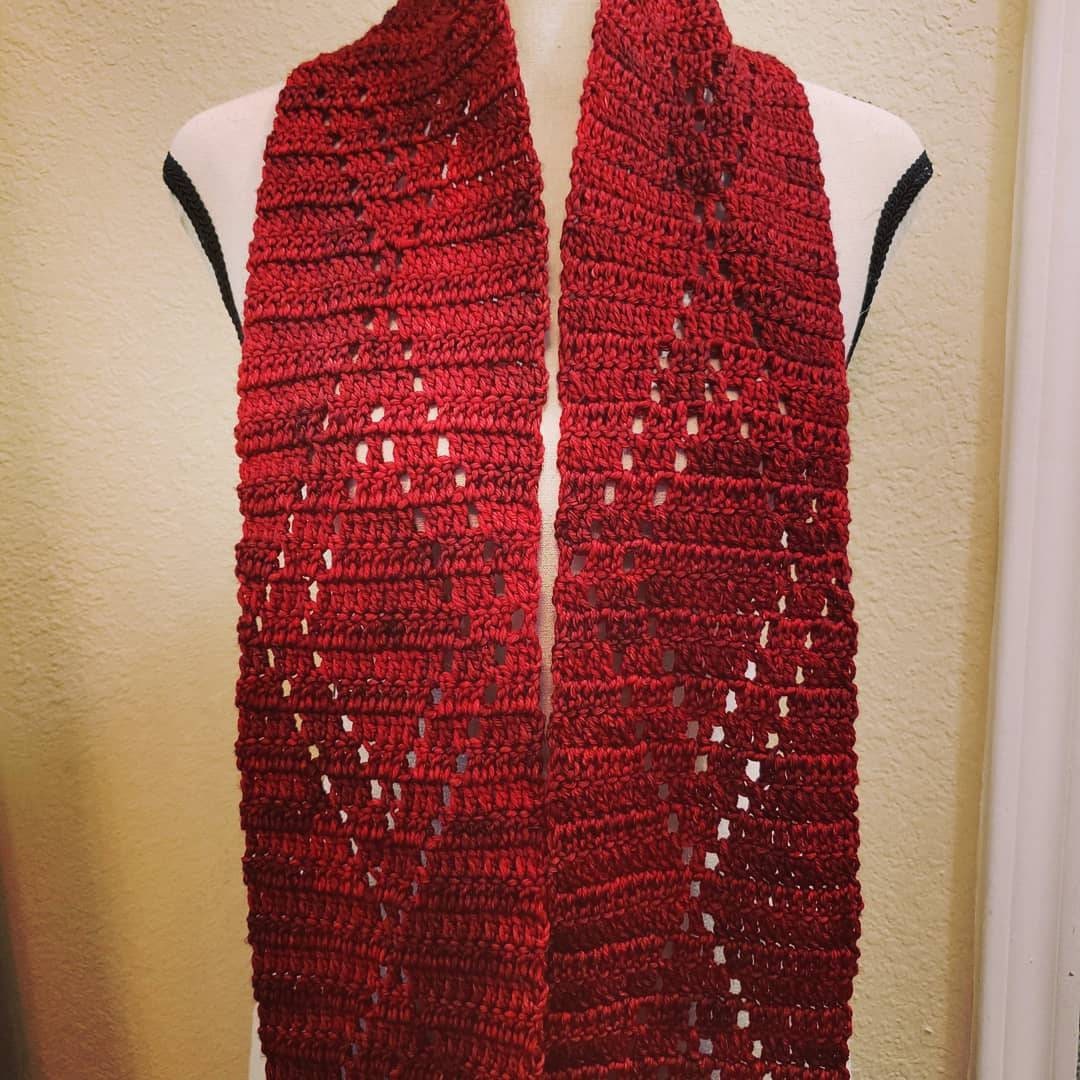 Inlaid Diamond Scarf *PATTERN ONLY* - Etsy