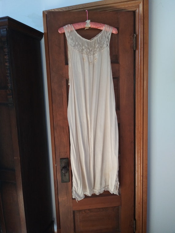 1920's silk nightgown