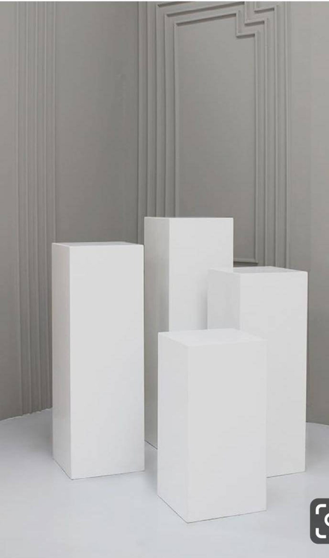 White Plinths/cake Stand/flower Tower Etsy Canada