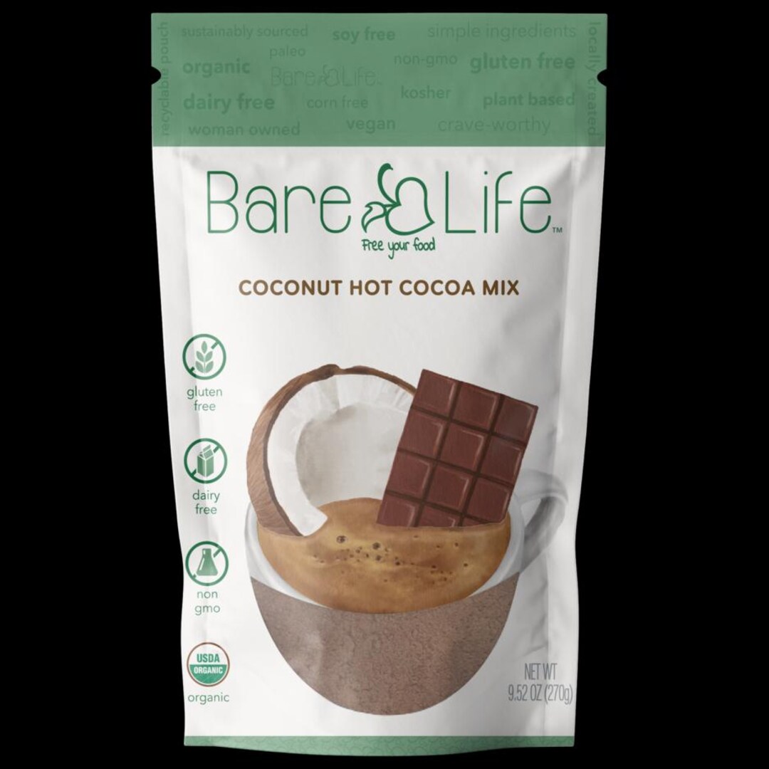 Instant Dairy Free Coconut Hot Cocoa Mix | 10 Serving Pouch | Gluten ...