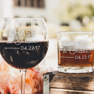 Custom Engraved Luster Stemless Wine Glass, 2pc Iridescent Stemless Wi –  Happily Ever Etched