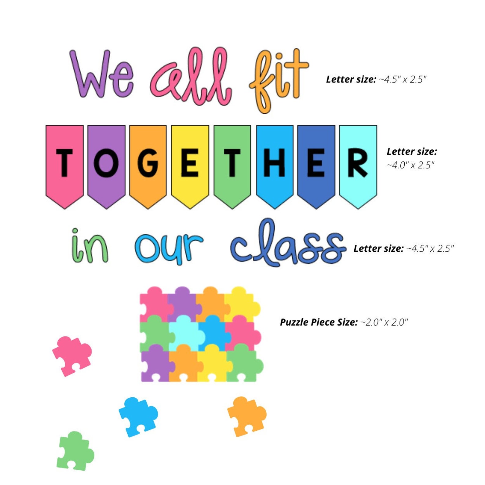 classroom-puzzle-decoration-set-we-all-fit-together-in-etsy