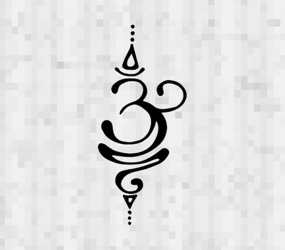 Download SVG Sanskrit symbol breathe Vector Layered Cut File ...