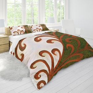 Colorful Duvet Cover, Cotton Duvet Cover, Abstract Bedding