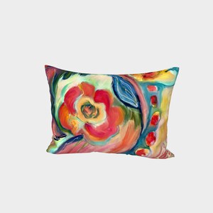 Cuscino dal design artistico unico, federa per cuscino da letto floreale