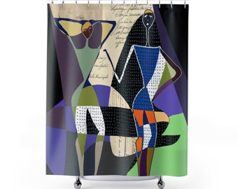 Shower Curtain, Abstract Shower Curtain
