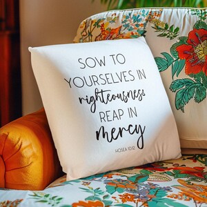 Inspirational Quote Pillow, Cozy Home Decor, Thoughtful Gift, Living Room Accent, Motivational Cushion