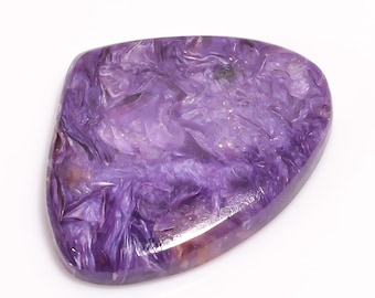 37X22X5 mm R-5823 Exclusive Top Grade Quality 100/% Natural Charoite Pear Shape Cabochon Loose Gemstone For Making Jewelry 41.45 Ct