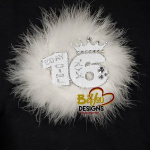 Fur Birthday Pins & Corsage, Birthday Pin, Birthday Party, mum, party supplies, custom pin, graduation, tshirt, birthday, party celebrate