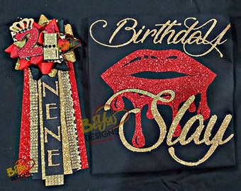 Custom Birthday Pins & Shirt, Birthday Pin, Birthday Party, party supplies, custom pin, graduation, tshirt, birthday, party celebrate