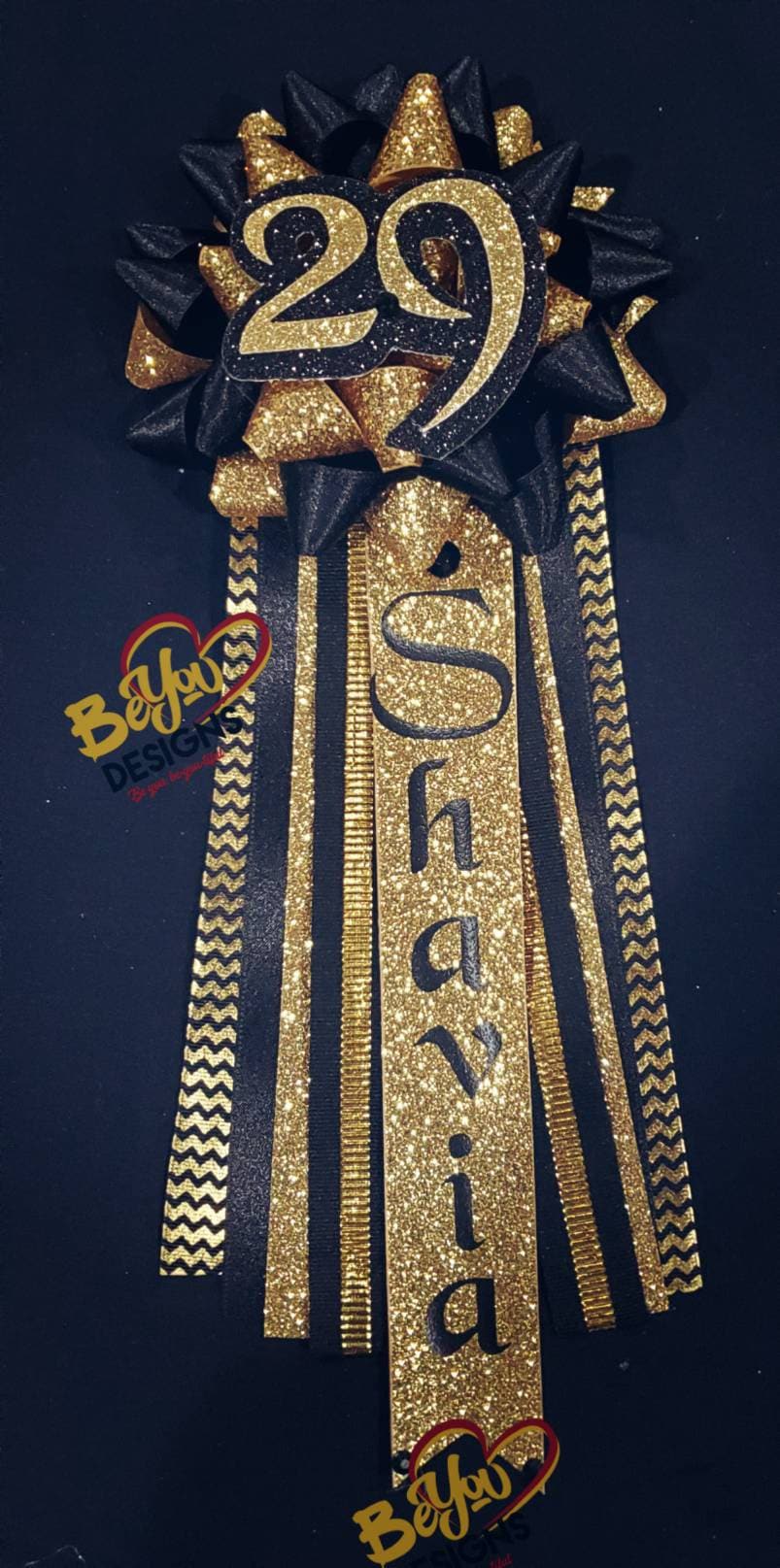 Custom Birthday Pins & Corsage/Mum