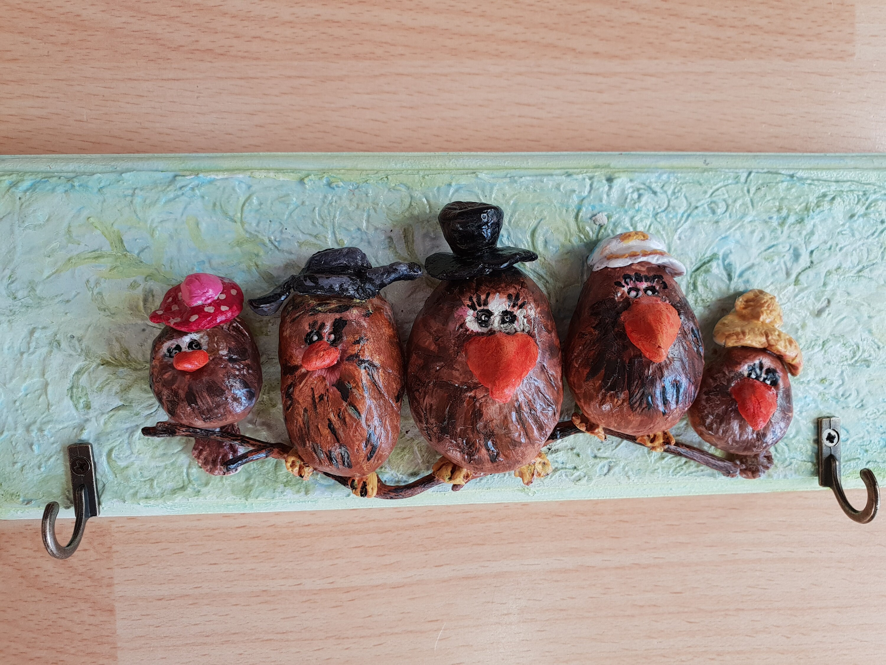 Wooden funny key holder Rustic Key Holder for Wall Wooden Etsy