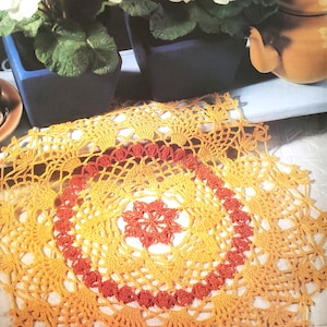 Crochet book featuring table runners pillow cover curtains doilies bedspread and home decor patterns Crochet Monthly 175 pdf