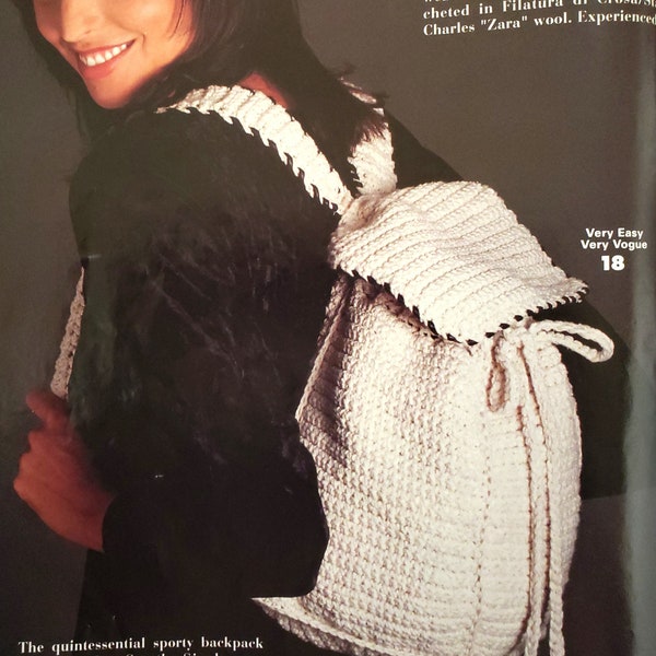 Crochet Backpack Pattern PDF | Crochet Bag Pattern PDF