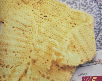 Crochet Baby Outfit Pattern - Jacket, Sock, Hat  - Instant Download PDF