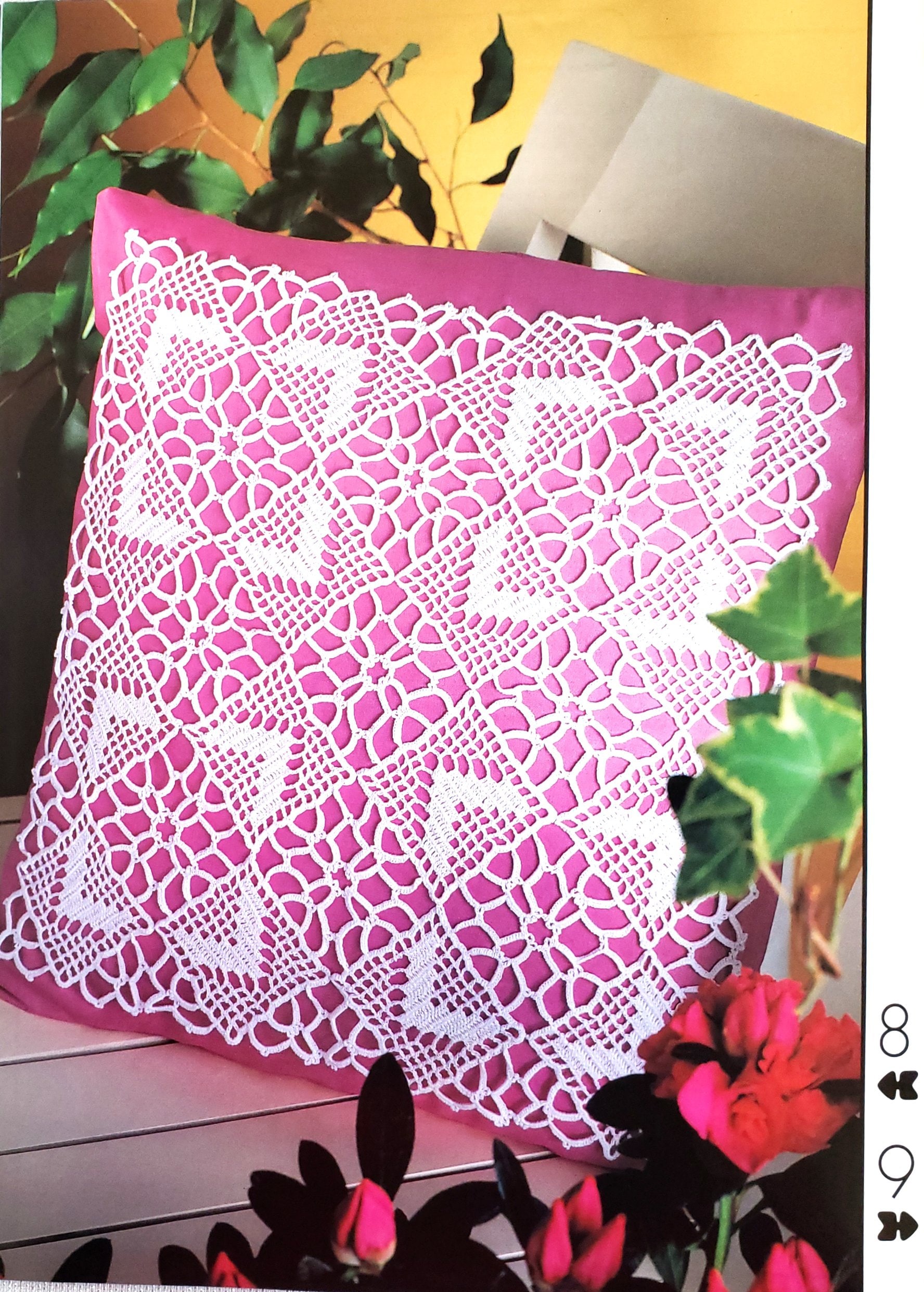 Crochet Book Featuring Barbie Cloth, Pillow Cover, Doilies Bedspread Table Runners Curtains and