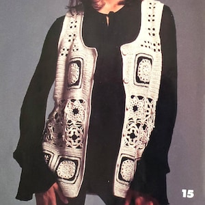 Crochet Cardigan Pattern PDF | Crochet Sweatshirt Pattern PDF | Women&#39;s Crochet Sweater Pattern | Crochet pullover | Crochet vest |