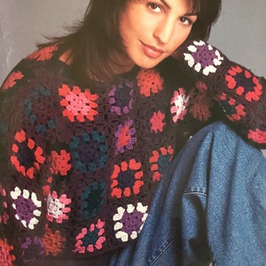 Crochet Sweater Pattern PDF | Crochet Sweatshirt Pattern PDF | Women&#39;s Crochet Cardigan Pattern | Crochet pullover Pattern PDF