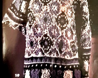 Crochet Sweater Pattern PDF | Crochet Tunic Pattern | Crochet Sweatshirt Pattern PDF | Women's Crochet Cardigan Pattern | Crochet pullover