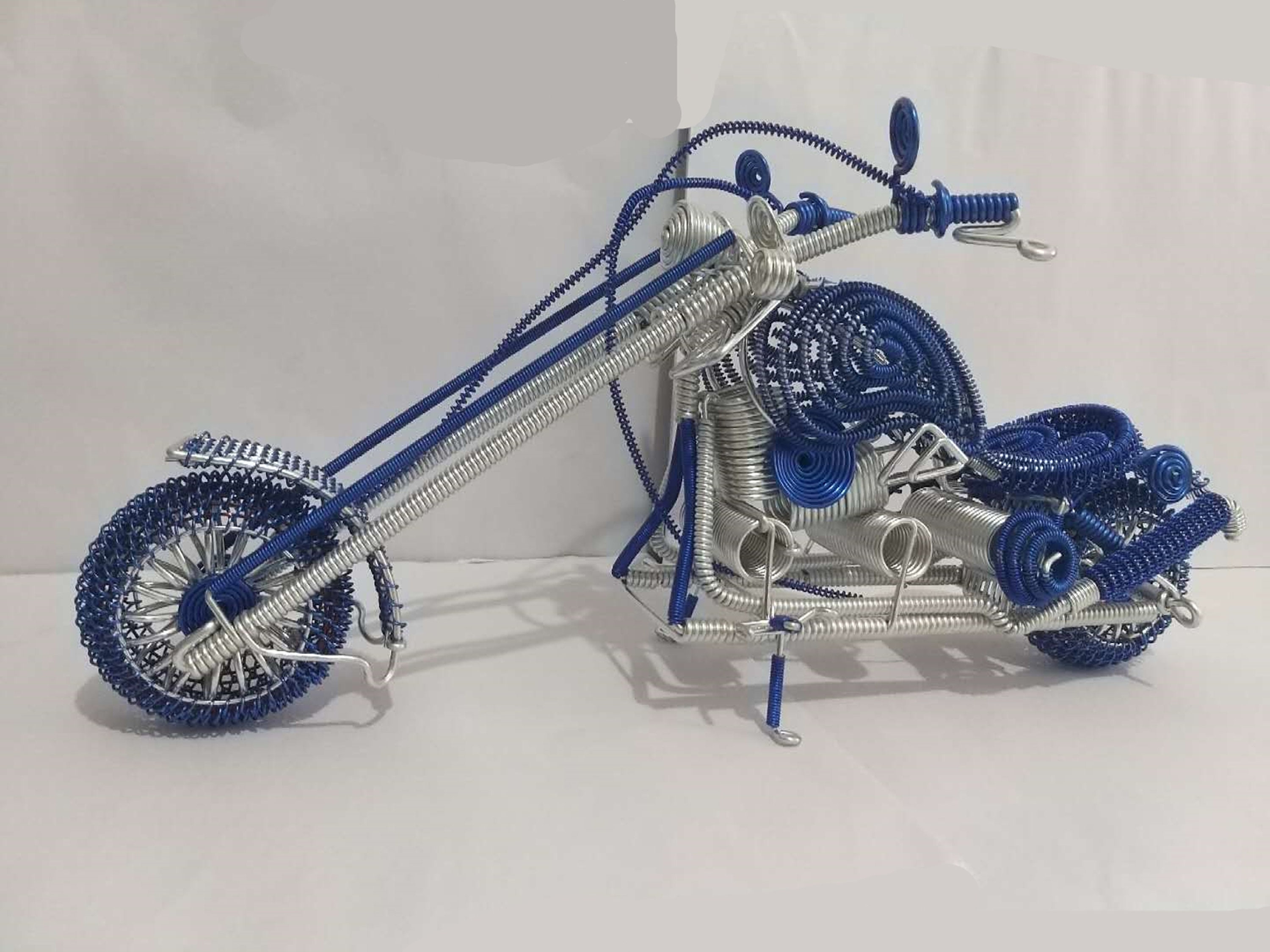 Motorcycle Sculpture Artist Home Decoration Metal Sculpture Etsy UK