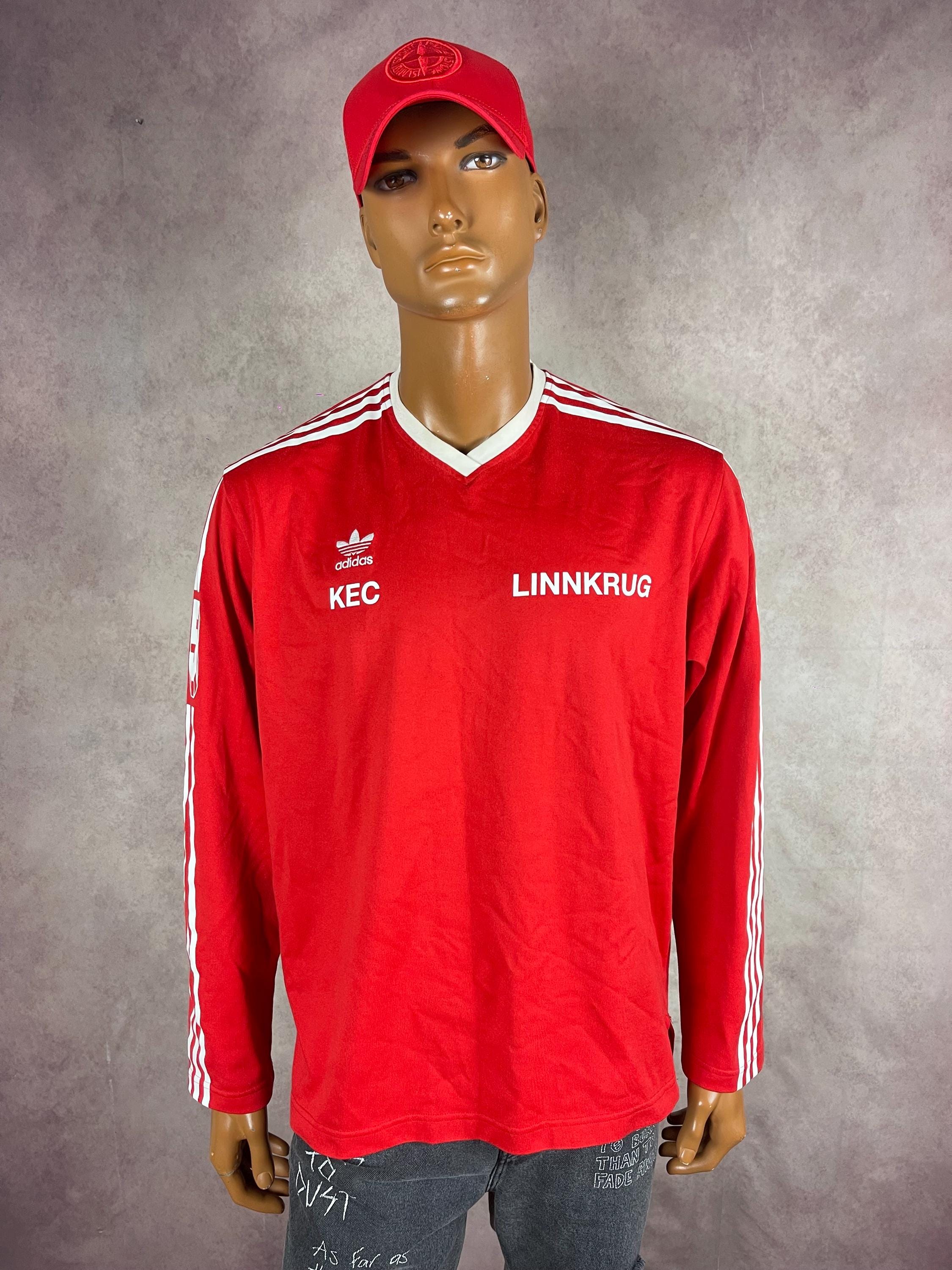 Vintage Men's Adidas Originals 2005 KEC LINNKRUG #15 TT Trefoil