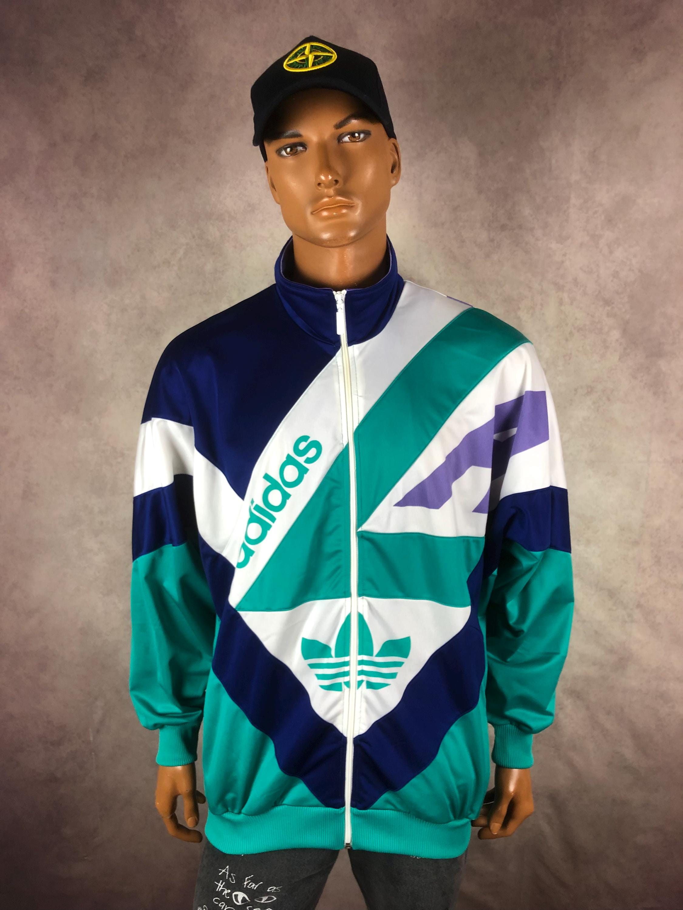 Vintage 90's Adidas Originals England Olympic Old School Track