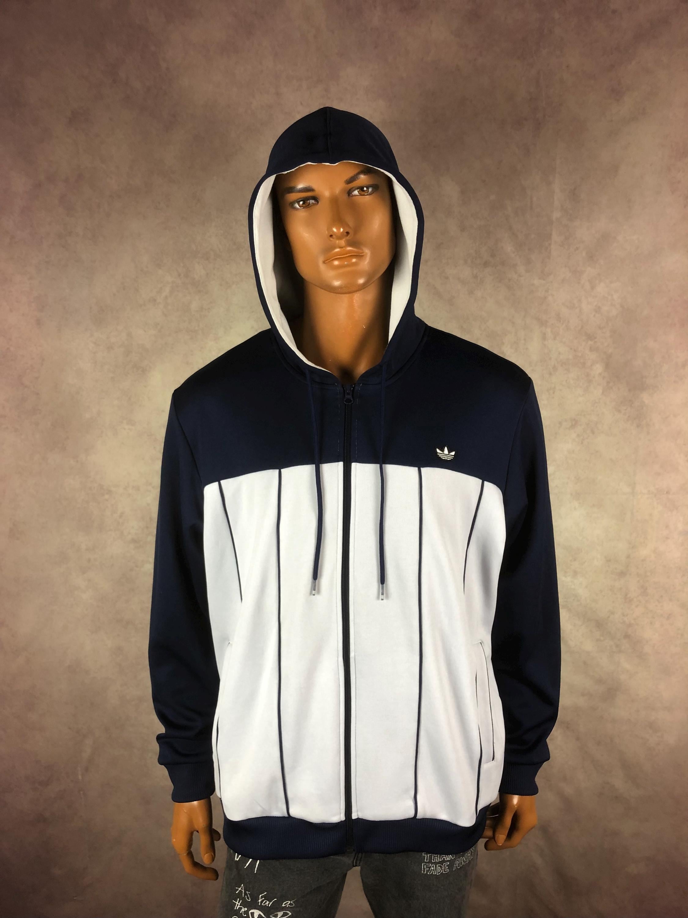 Rare Adidas Adidas Originals Id96 Full Zip Hoodie Zip ID96 Adidas