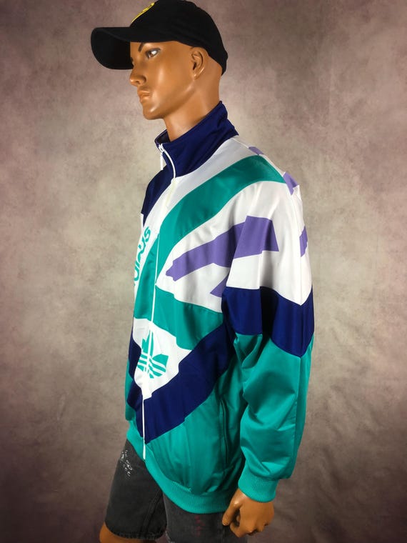 Vintage 90's Adidas Originals England Olympic Old School Track
