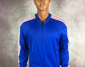 VTG 80年代 ADIDAS Österreich ブルー トラック ジャケット