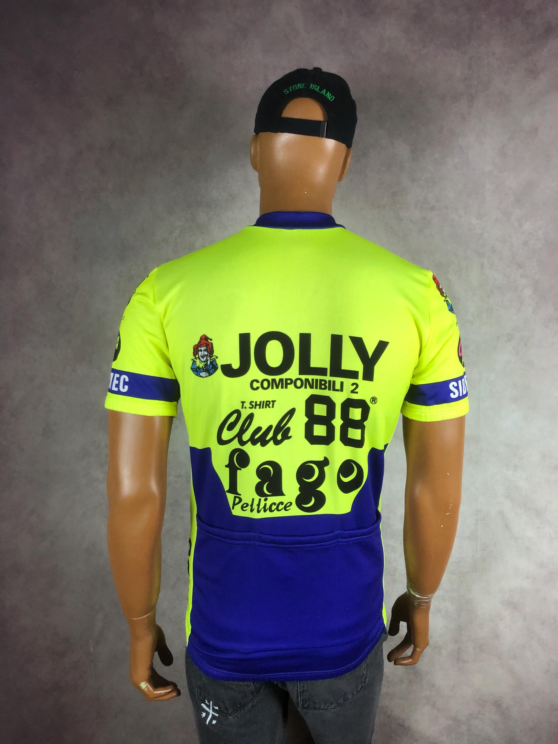 Short De Cycliste Vintage Jolly Componibili-Club 88 - Années 1989-1993, Taille S, Bon état