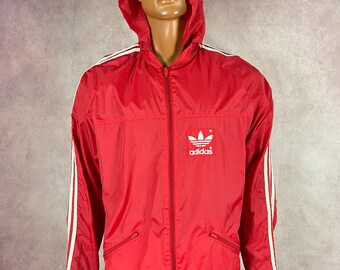 Vintage Adidas Equipment Bomber Jacket Hoodie Medium 90s Adidas