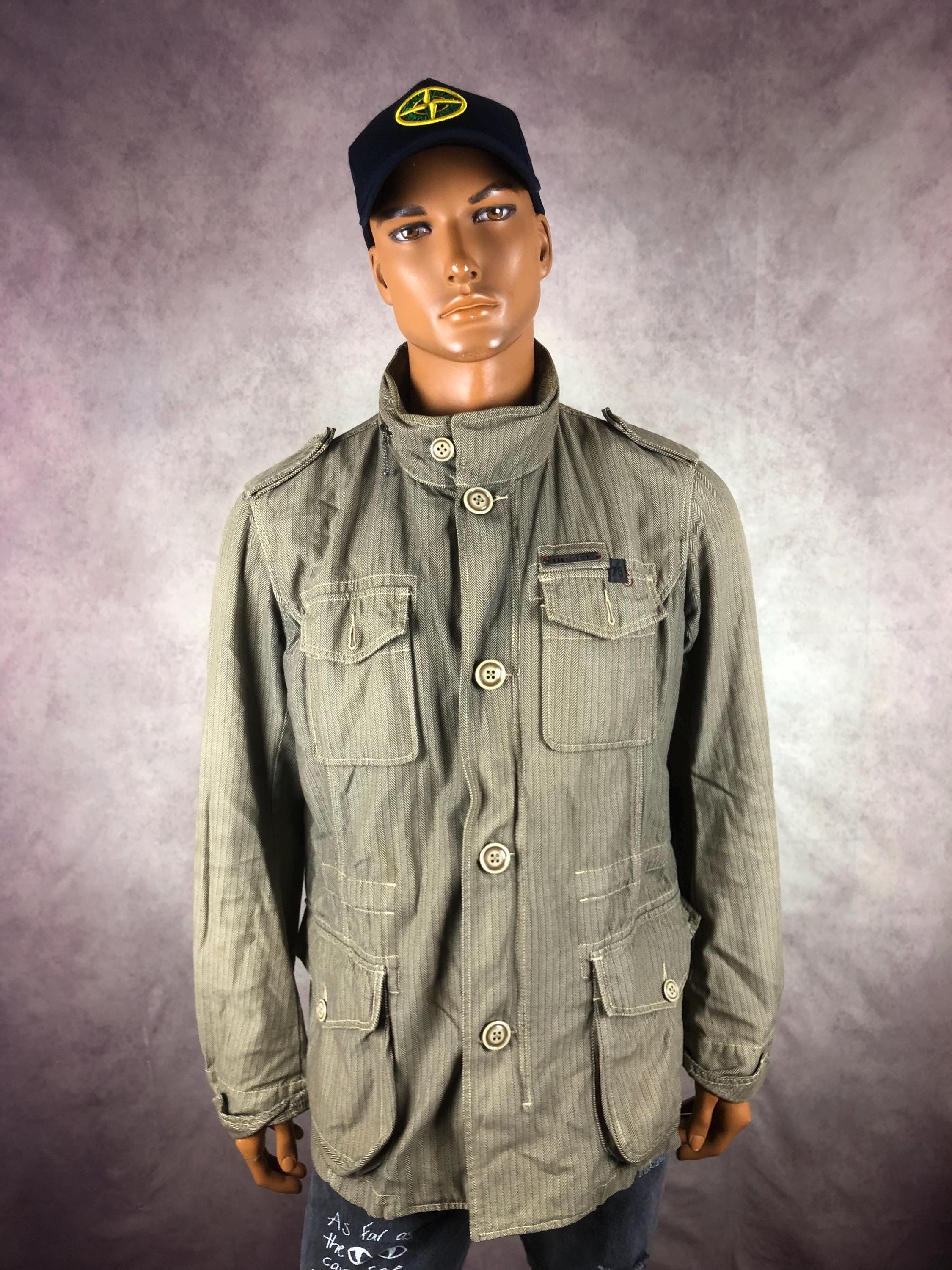 ジャケット・アウター 70s DIESEL military jacket Diesel J Amma Military Jacket W Patches, $448 | Neiman