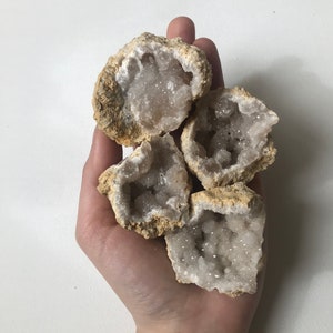 Geode halves, clear quartz geode, broken geode, collectible geode, collectible crystal, big clear quartz, spiritual gift, crystal collector