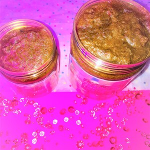 NATURAL!! EXFOLIANTE DE AZÚCAR DE ÑAME MORENO, MANTENIMIENTO DE LECHE DE CABRA, EXFOLIANTE HIDRATANTE PARA PIEL SENSIBLE EN TODO EL CUERPO, MUESTRAS GRATIS, ENVÍO GRATIS imagen 2