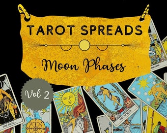 Tarot Spreads DIGITAL Zine - Moon Phases Vol 2