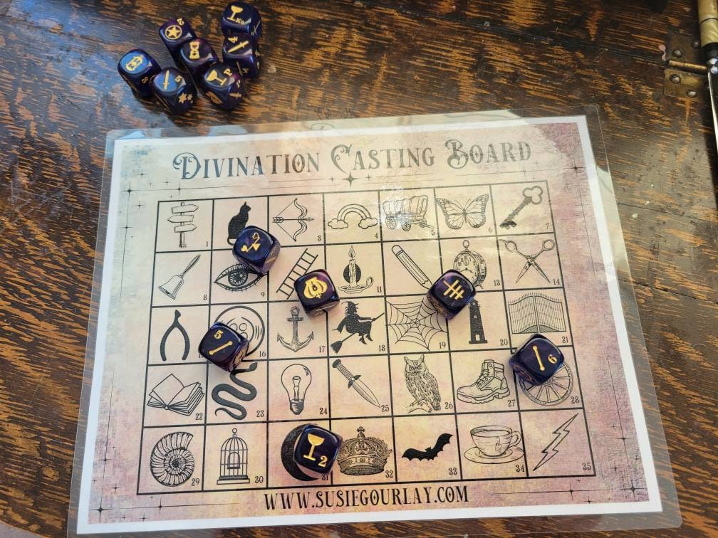 Casting Board for Runes, Charms, Pendulums, Divination DIGITAL - Etsy