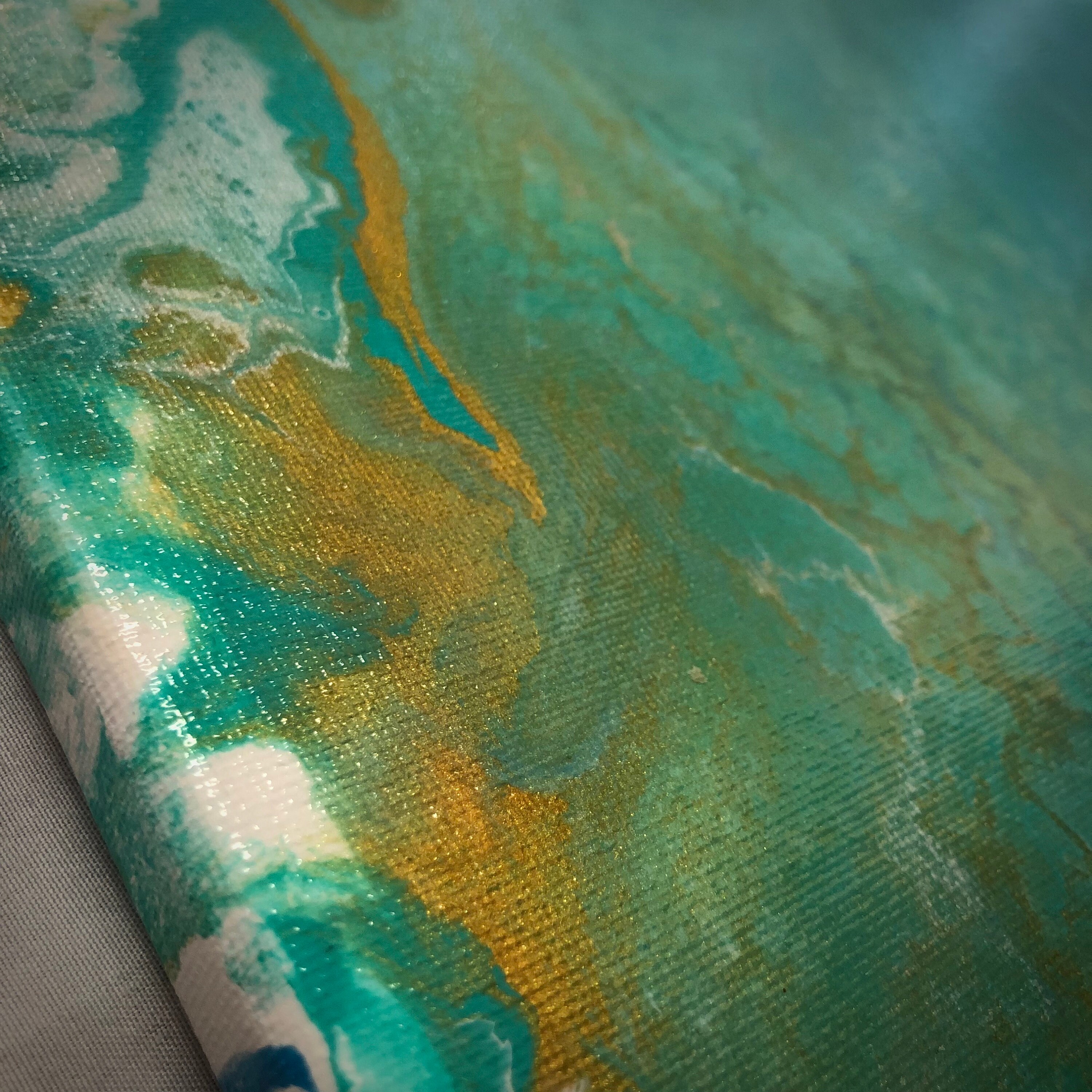 Ocean Canvas Art SET of 3 14x14 Canvas Painting Etsy UK