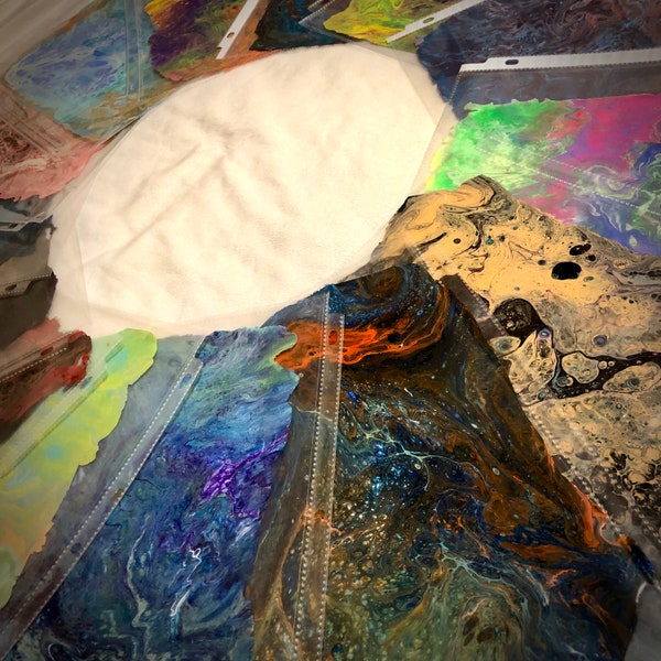 Acrylic Skin LARGE Sheets for Jewelry, Art, Crafts, Skin SET Approximately 8"x10", Shipped in Sheet Protectors Ask about COLOR Requests