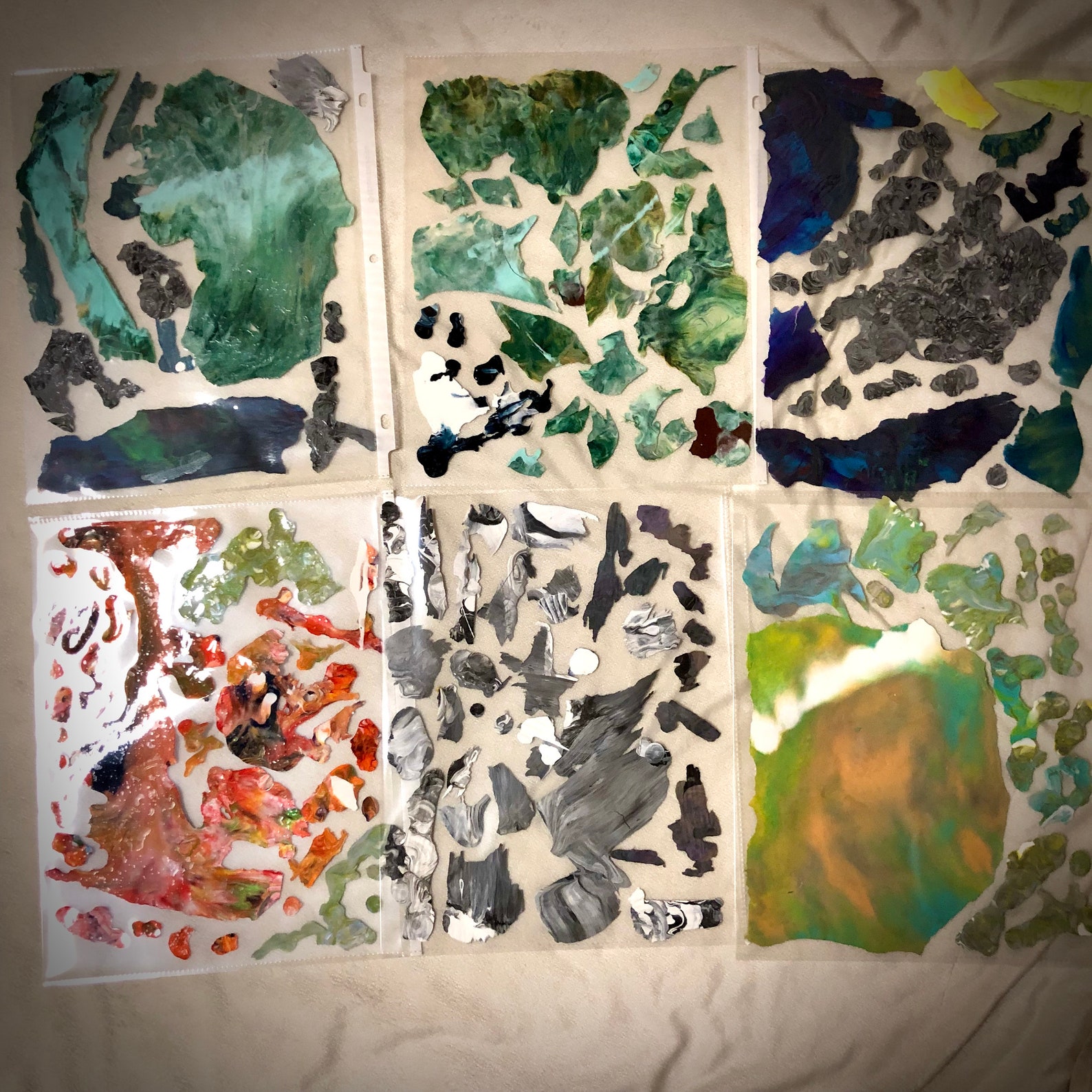 Acrylic Skin SCRAP Sheets for Jewelry Making, Acrylic Pour Art and