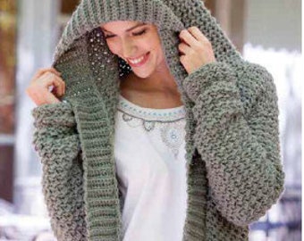 womens crochet jacket