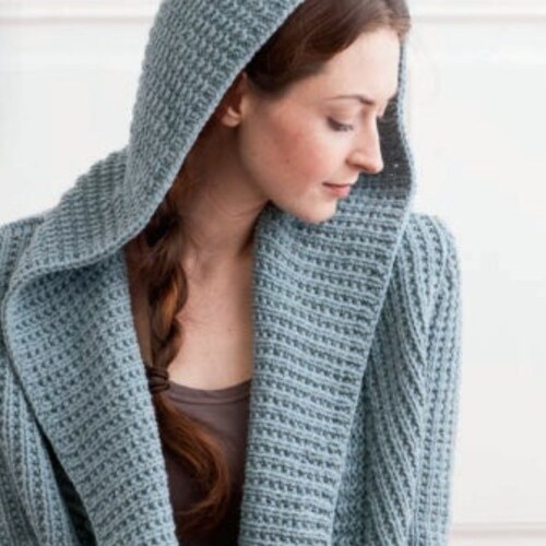 Hoodie Jacket Top KNITTING PATTERN 