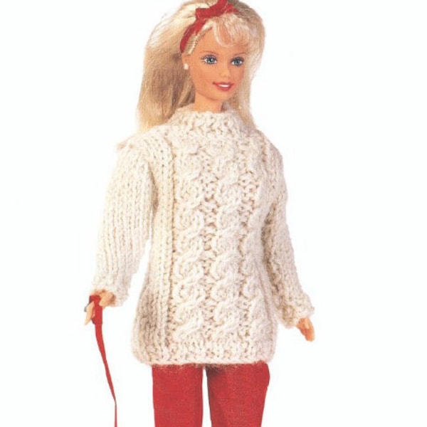 Barbie Cable-Knit Cardigan