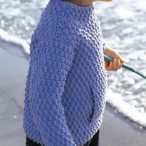 CROCHET PATTERN Sweater Kid Child Top/Instant PDF Download/Vintage Pattern/Crochet Top Tutorial How to Boy Girl Unisex