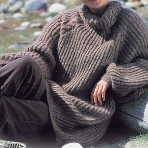 Oversized knit sweater Etsy France